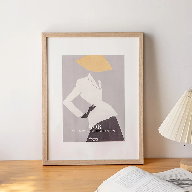 Dekorative gerahmte Mode Kunst Druck