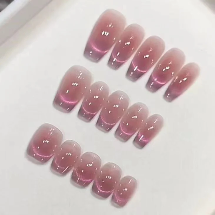 Strassverzierte gradient Presse-auf Nägel