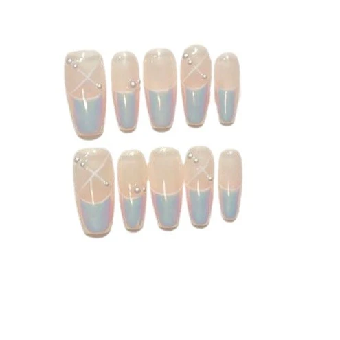 Elegantes Ombre Press-On Nagelset