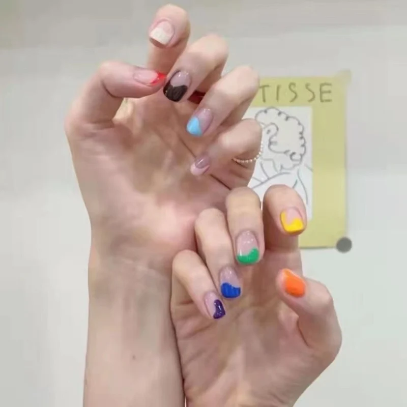 Künstlerisches Buntes Nagelkunstset