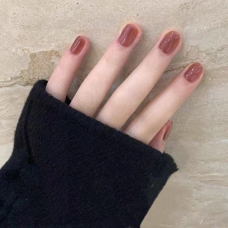 Natürliche glänzende Nagelveredelungen