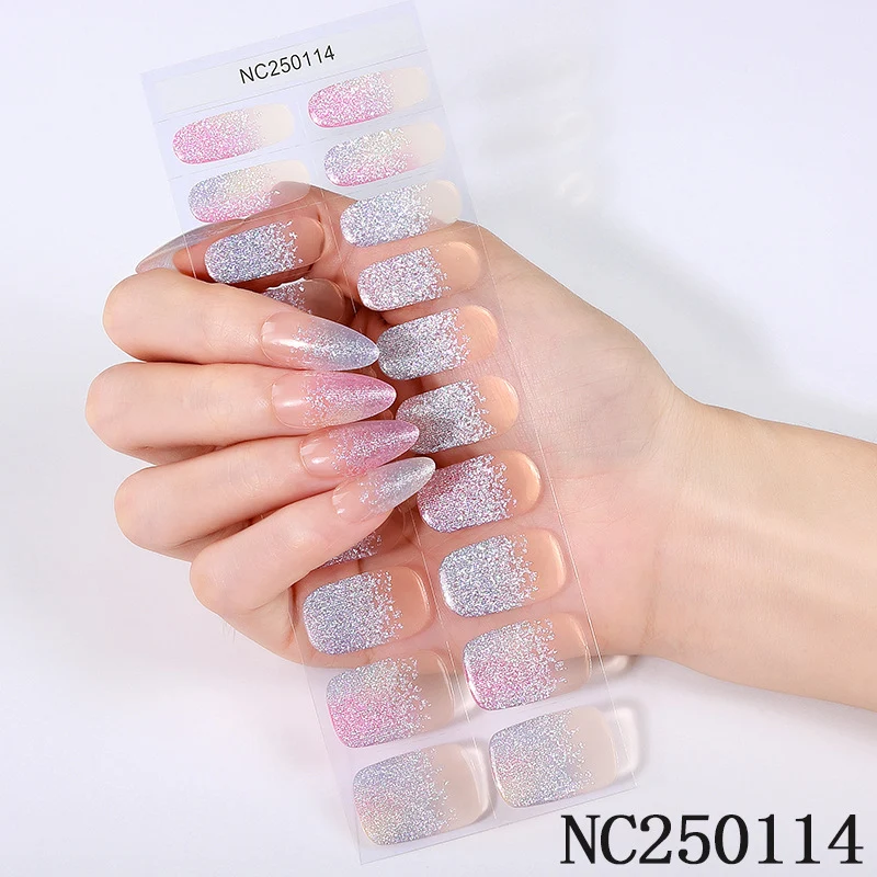 Stylische Faux-Tierdruck-Nagel-Wrapper
