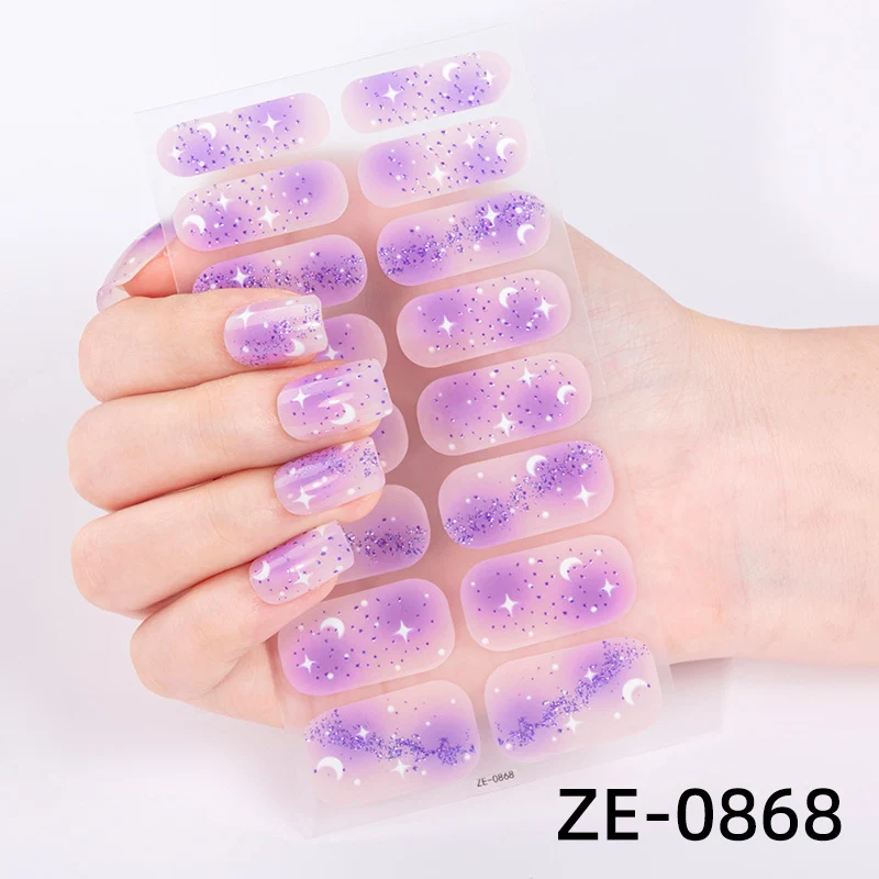 Sternen Ombre Nagel Wraps