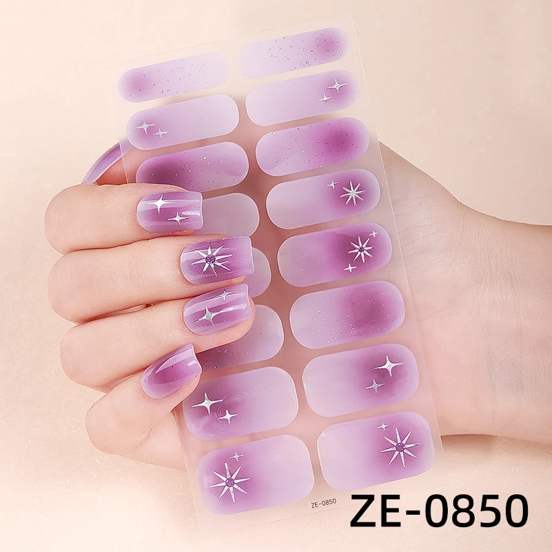 Sternen Ombre Nagel Wraps