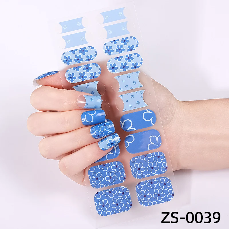 Glitzernde Glitter Nagelsticker