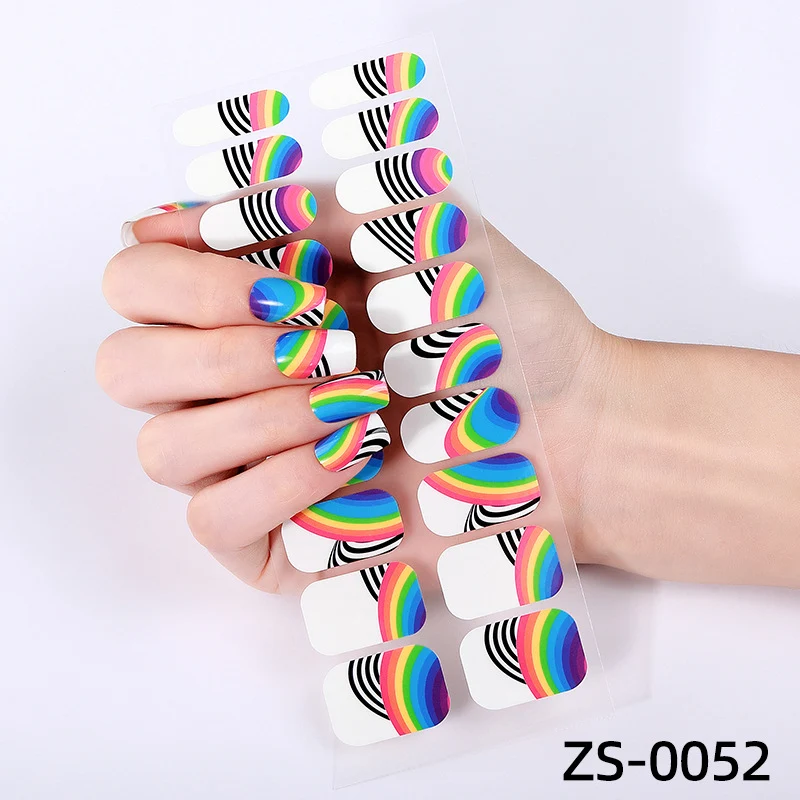 Glitzernde Glitter Nagelsticker