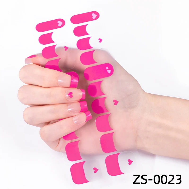 Glitzernde Glitter Nagelsticker