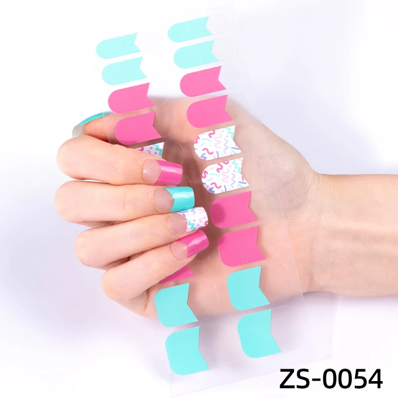 Glitzernde Glitter Nagelsticker