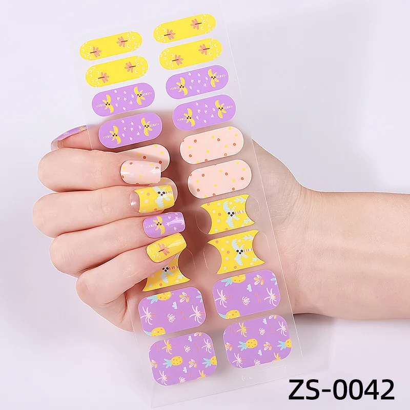 Glitzernde Glitter Nagelsticker
