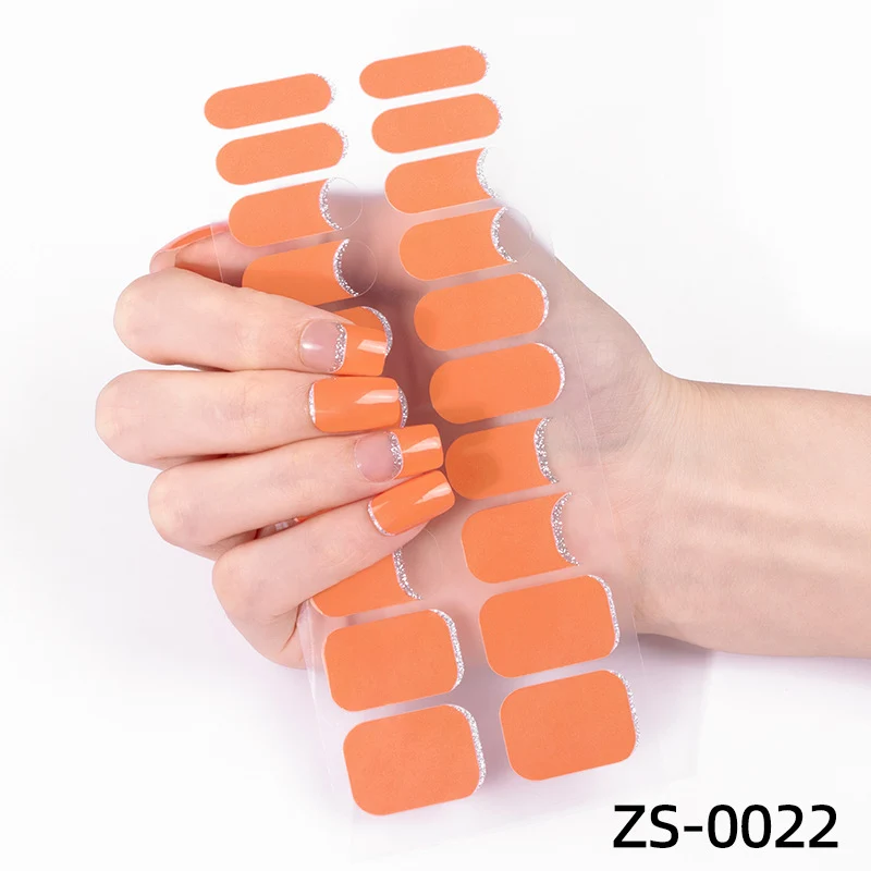 Glitzernde Glitter Nagelsticker