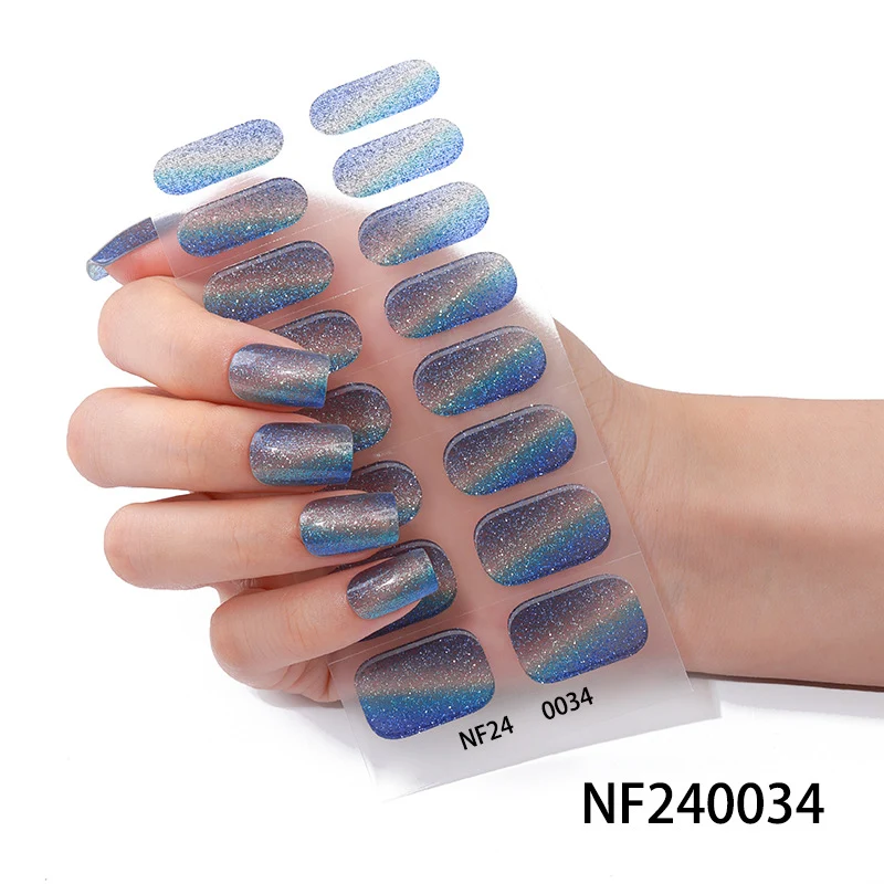 Glänzende Glossy Nail Wraps