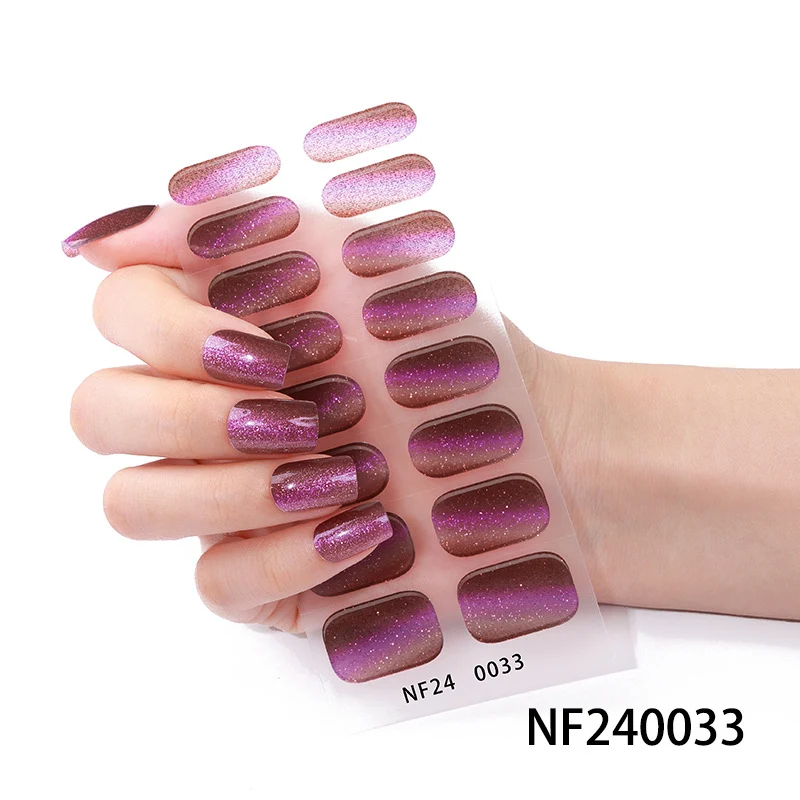 Glänzende Glossy Nail Wraps
