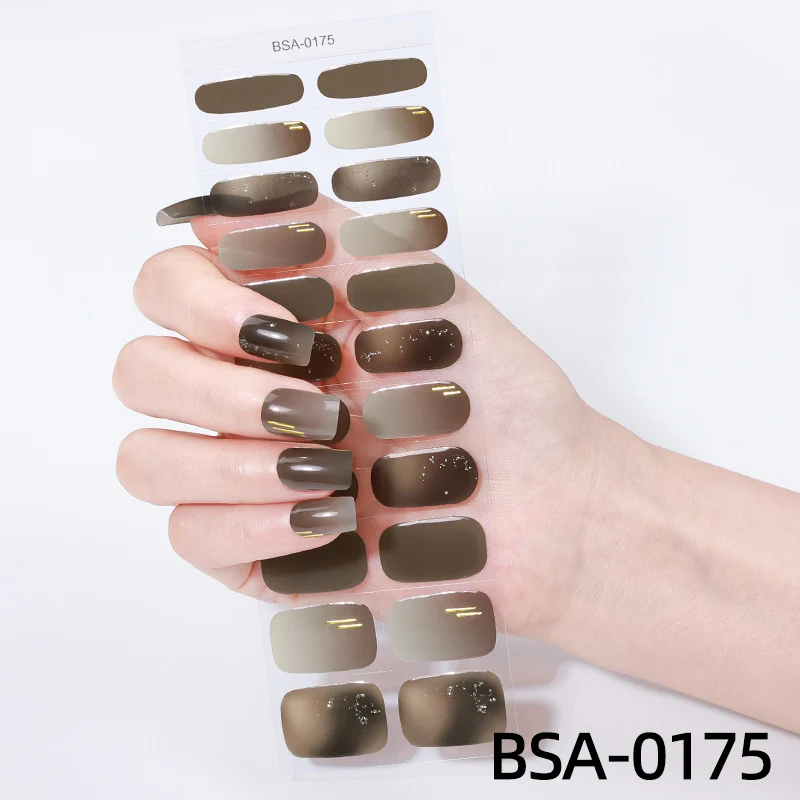 Strass-besetzte Nagelwickel