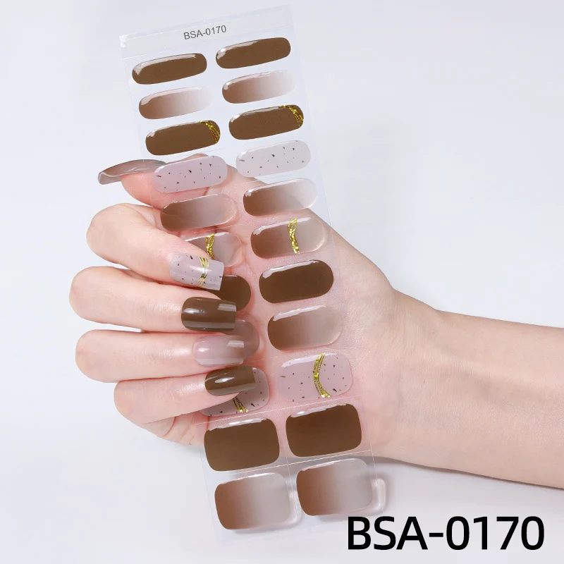 Strass-besetzte Nagelwickel