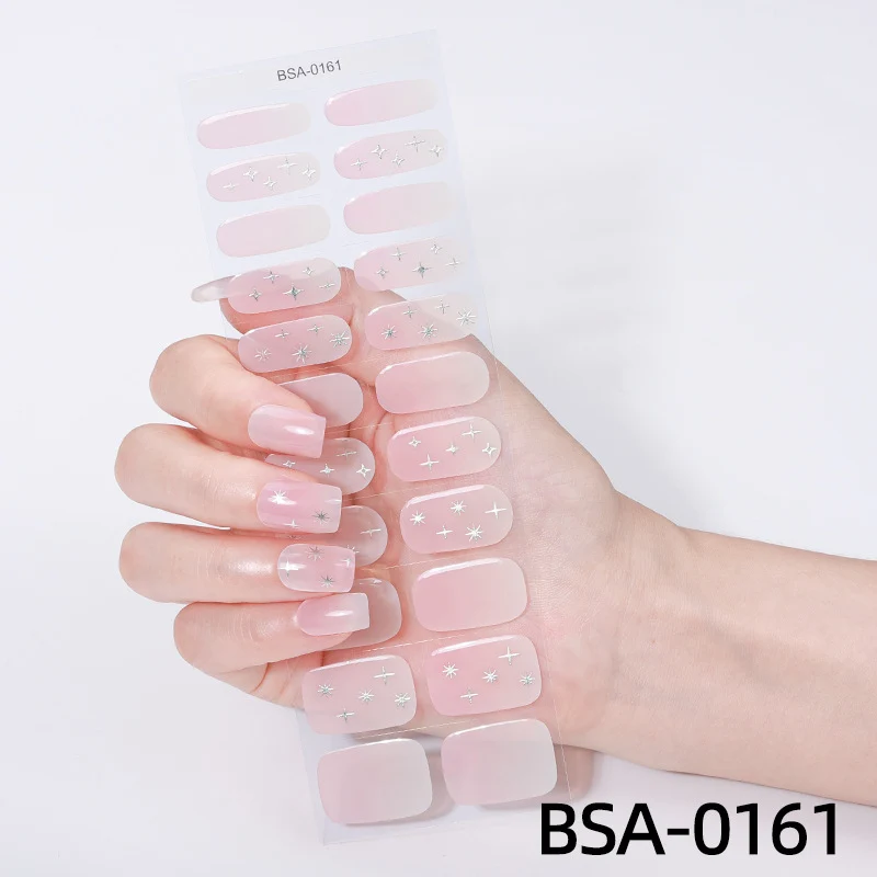 Strass-besetzte Nagelwickel