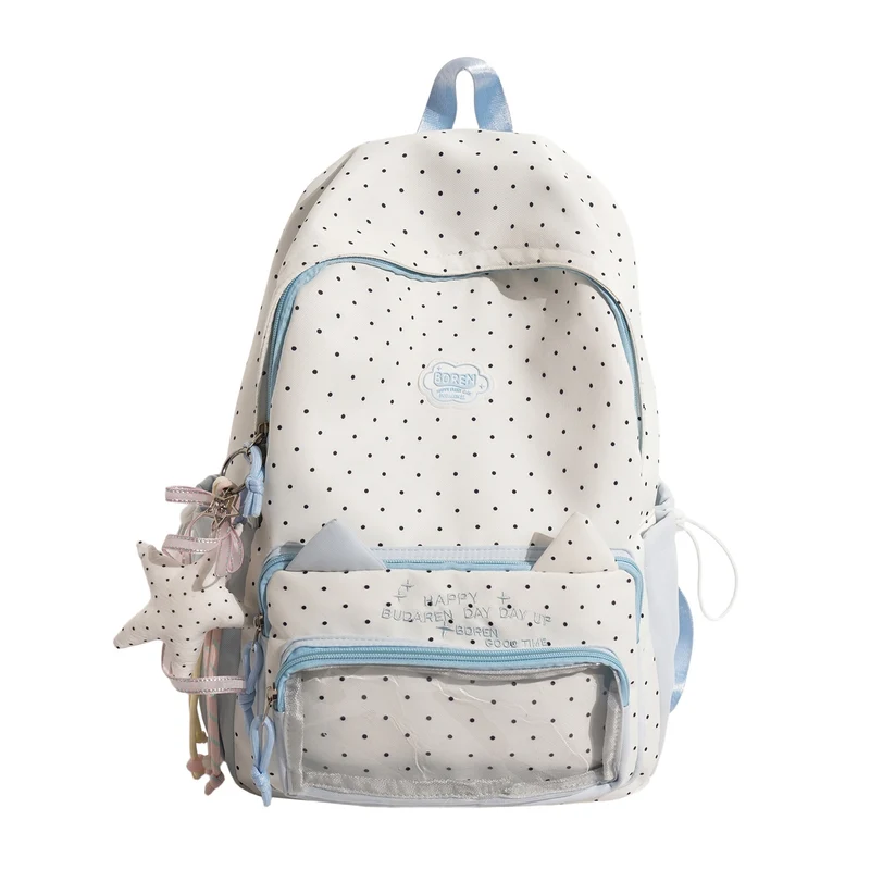 Süßes Polka Dot Design Rucksack Karnz