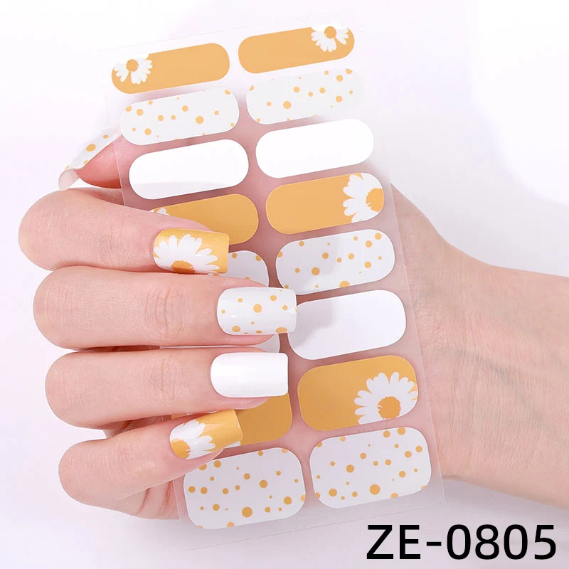 Elegante Nagelkunst Aufkleber