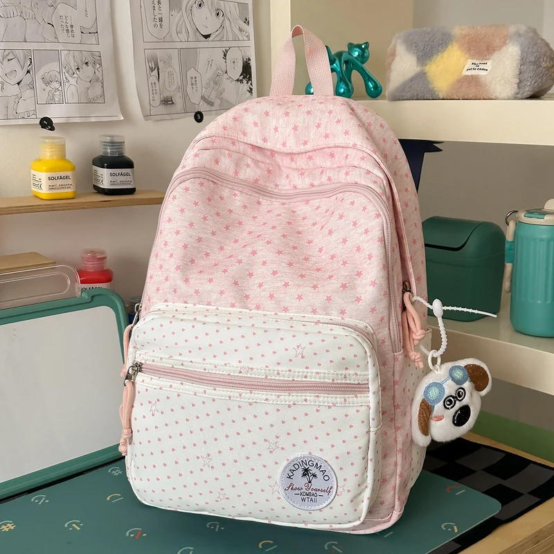 Süßer gemusterter Schulrucksack Karnz