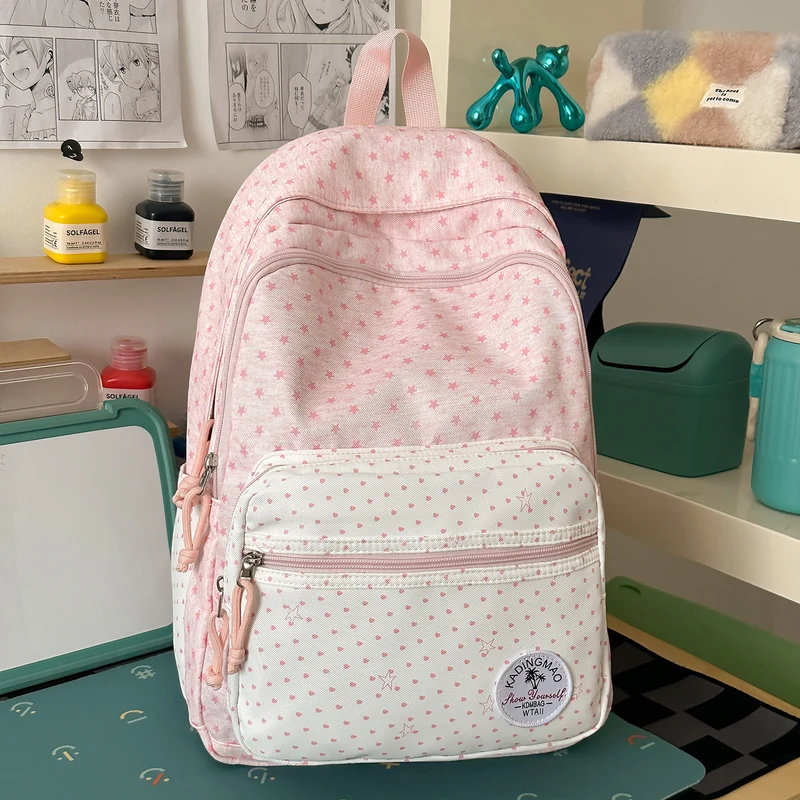 Süßer gemusterter Schulrucksack Karnz