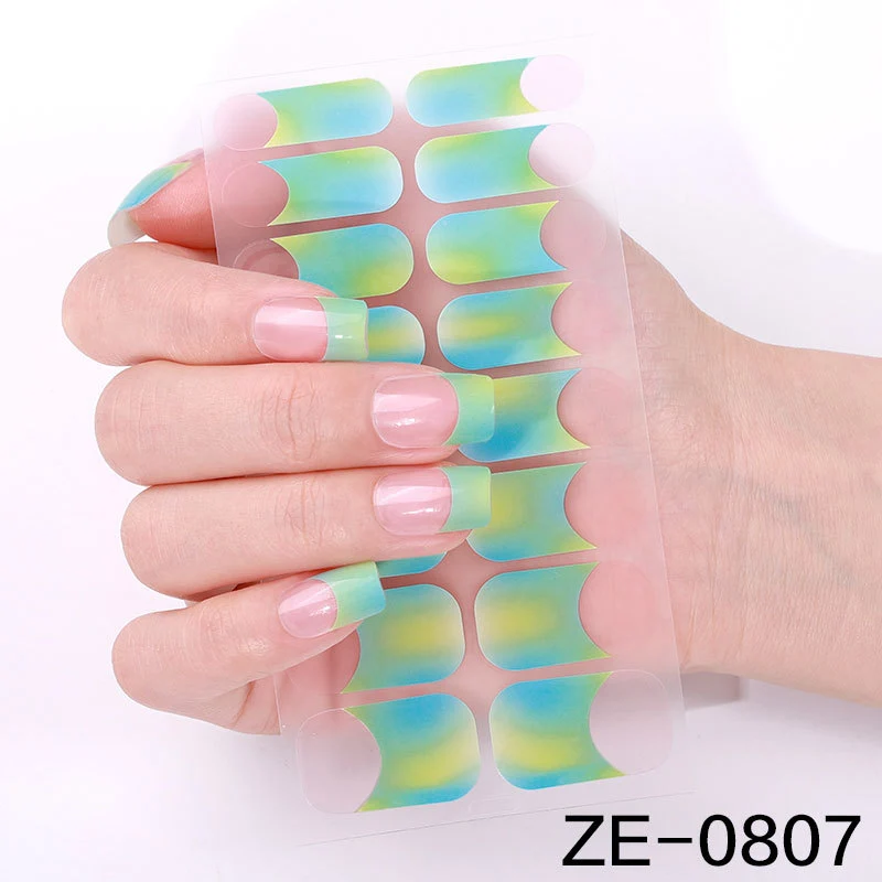Elegante Glitter Akzent Nagel Wraps