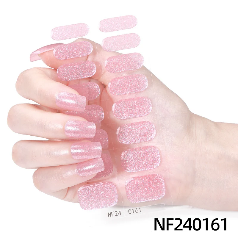 Elegante French Tip Nagelaufkleber