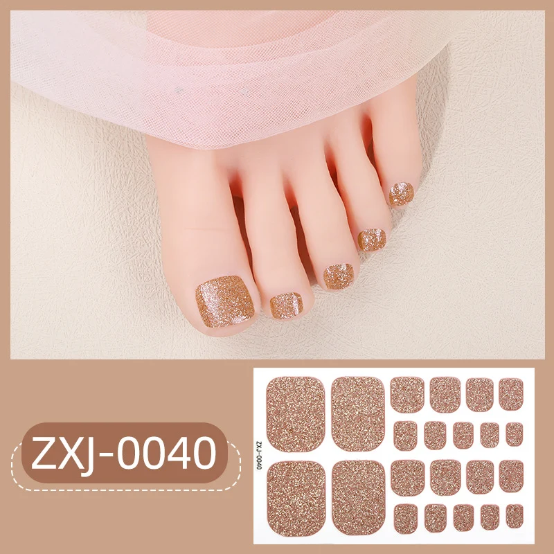 Premium Glitter Fußnagelabdeckungen
