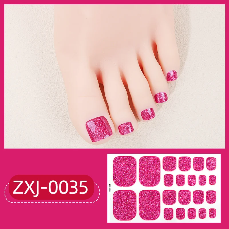 Premium Glitter Fußnagelabdeckungen