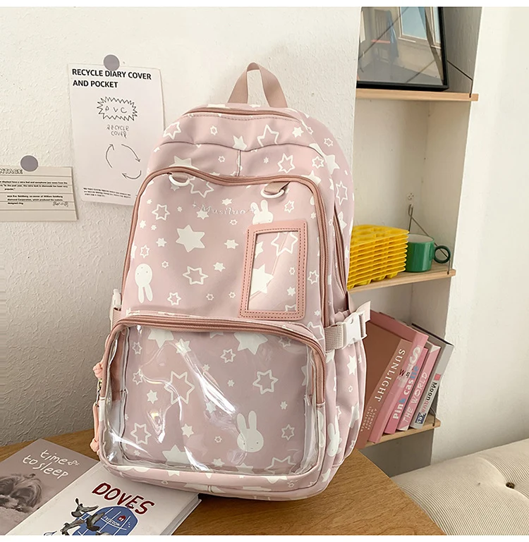 Süßer illustrierter Charakter-Rucksack Karnz 1791205084