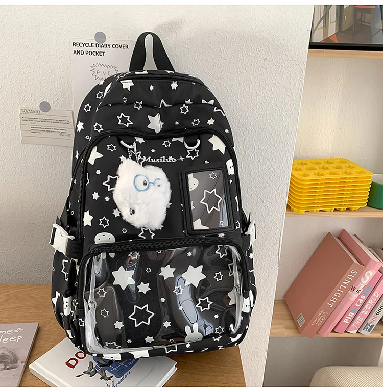 Süßer illustrierter Charakter-Rucksack Karnz 1791205084