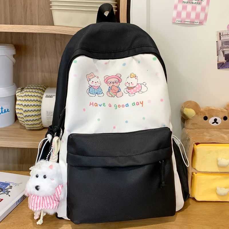 Süßer illustrierten Tier-Themen Rucksack Karnz
