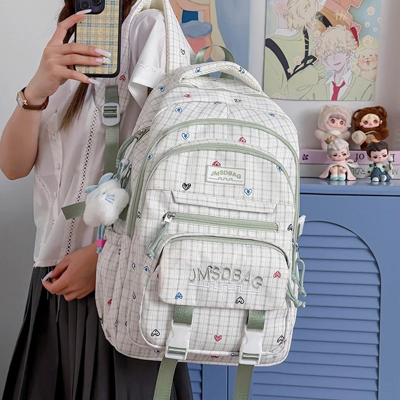 Niedlicher mit Herzen verzierter Freizeit-Rucksack Karnz