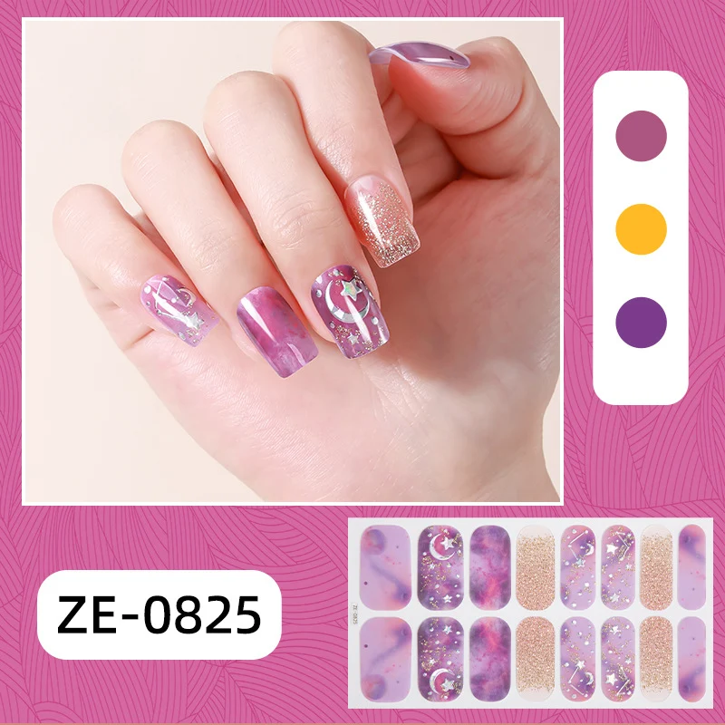 Himmels-Themen Nagelkunst Wraps