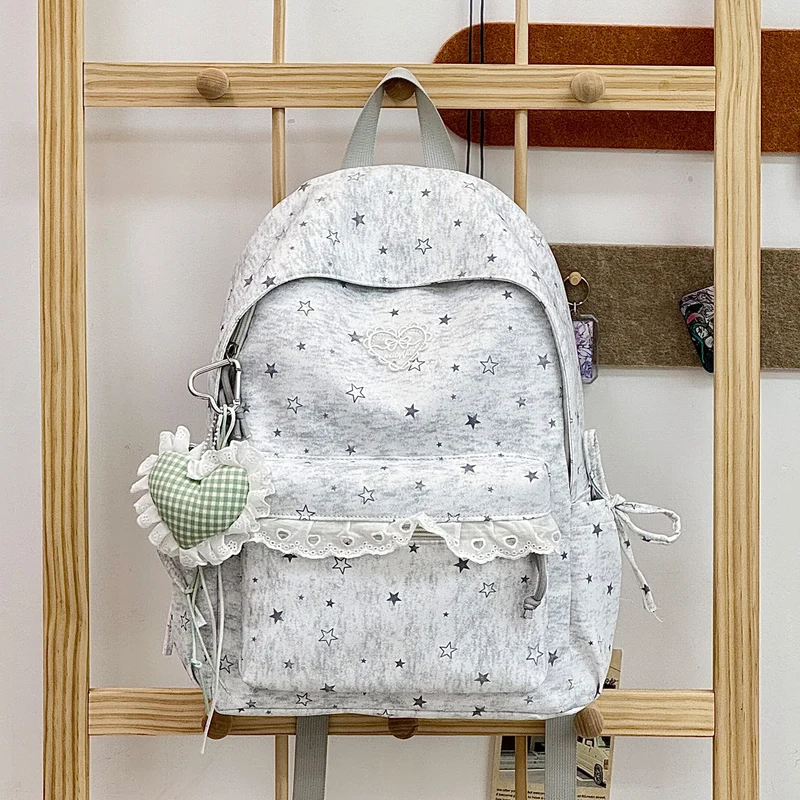 Niedlicher dekorativer Rucksack mit Sternenverzierung Karnz