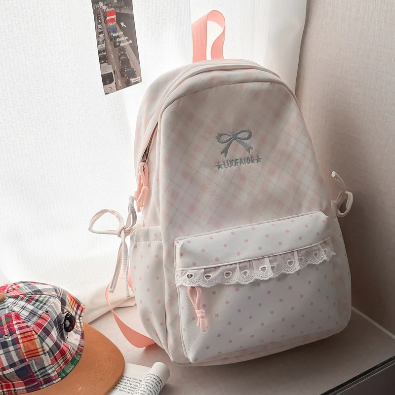 Süßer dekorativer bedruckter Rucksack Karnz