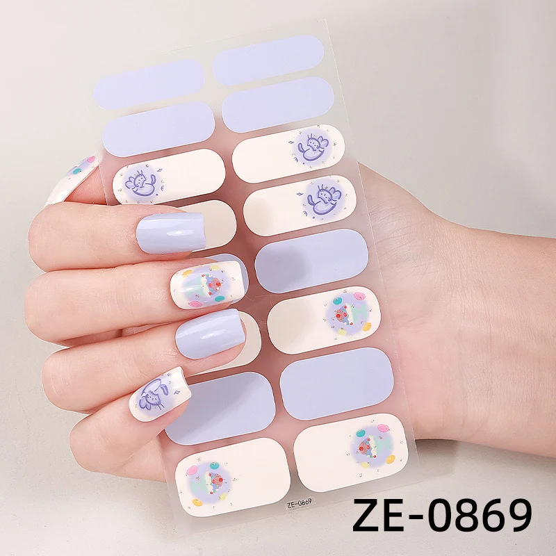Künstlerische Marmor-Nagel-Wraps