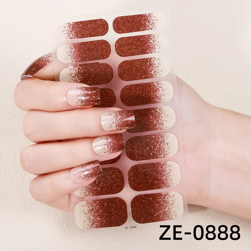 Künstlerische Marmor-Nagel-Wraps