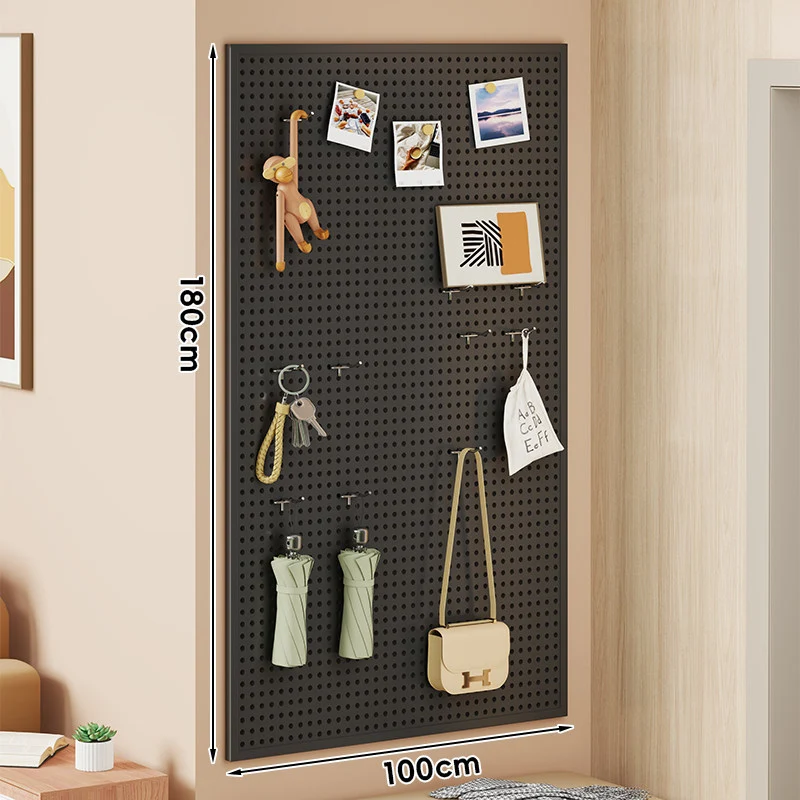 Wandmontierte perforierte Metall-Pinnwand-Organisationsplatte