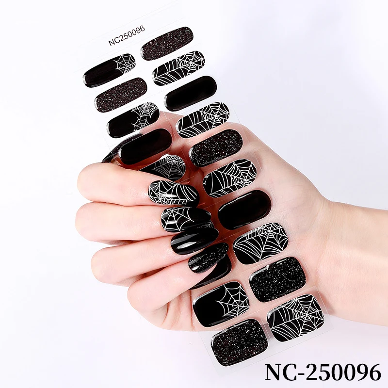 Halloween-Themen Nagelkunst-Wraps