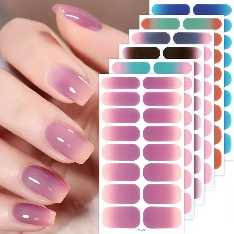 Gradient Ombre Nagel Wraps