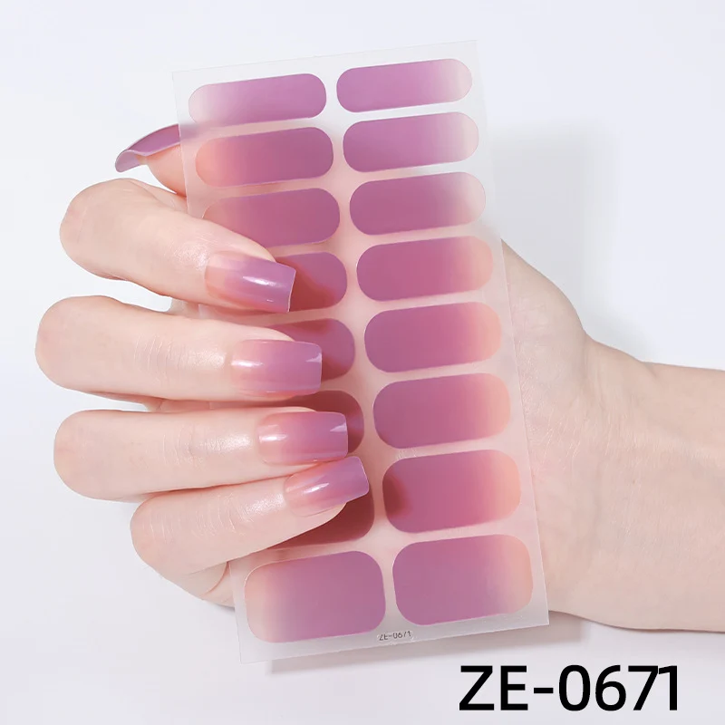 Gradient Ombre Nagel Wraps