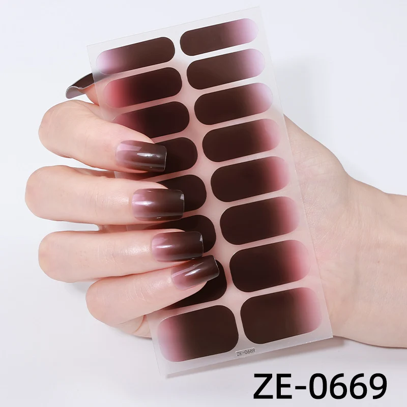 Gradient Ombre Nagel Wraps