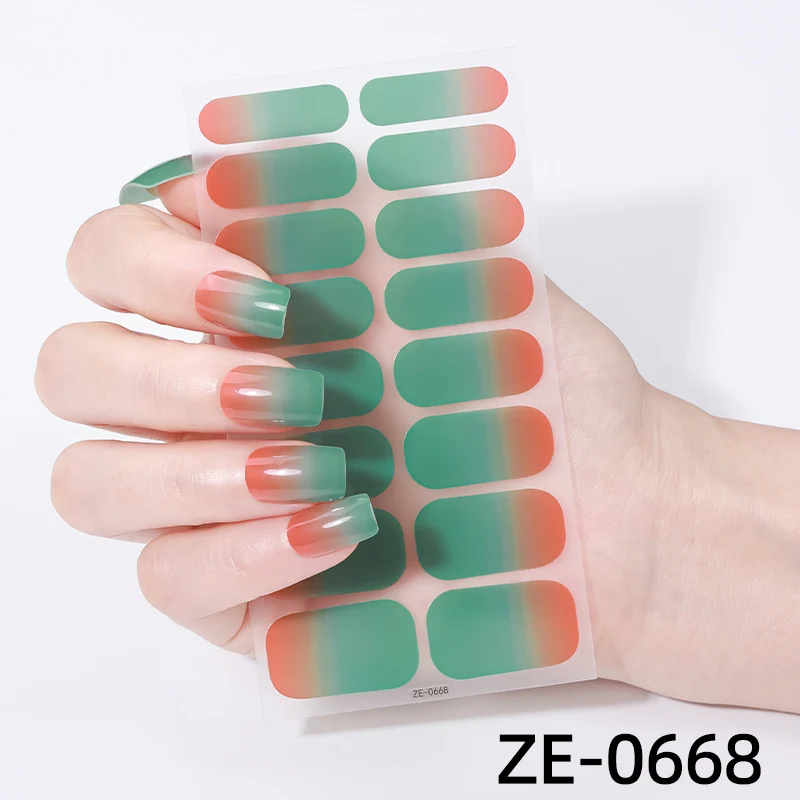 Gradient Ombre Nagel Wraps