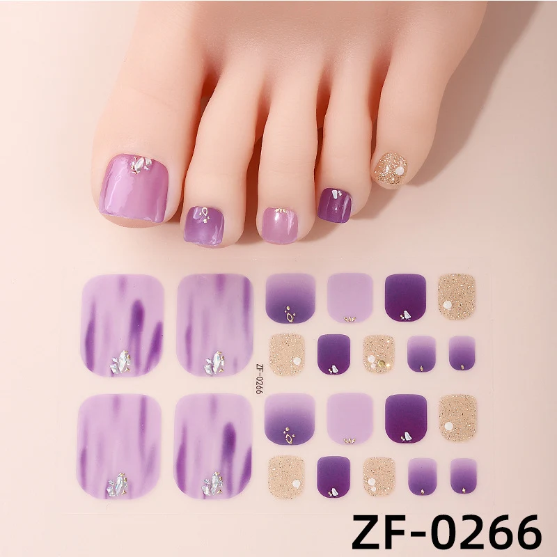Gradient-Nagelkunst-Sticker