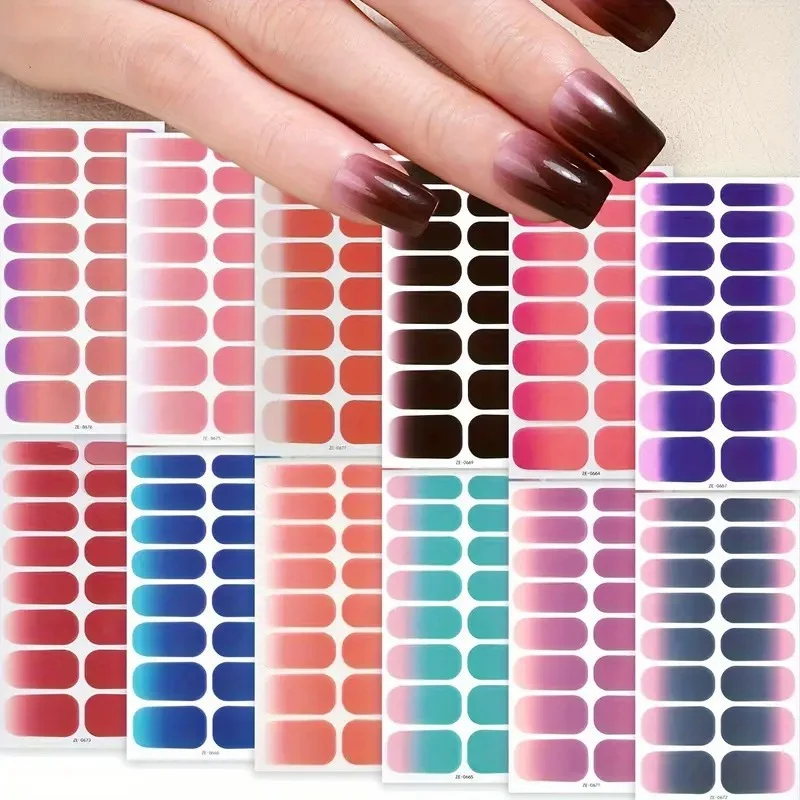 Gradient Gel Nagel Wraps