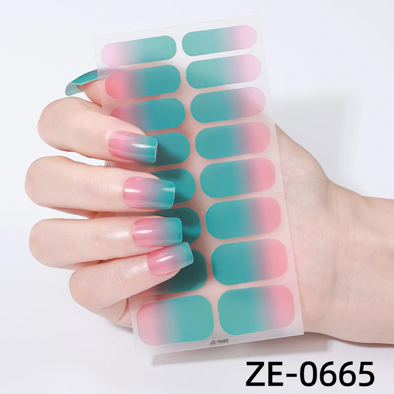 Gradient Gel Nagel Wraps