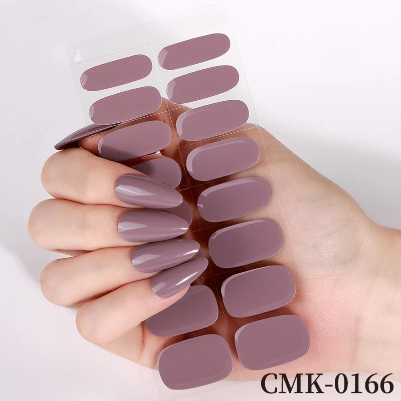 Glänzende Press-On Nail Wraps