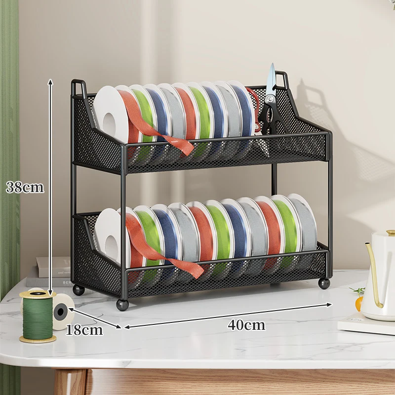 Bandrolle und Bastelbedarf Netz Organizer Regal