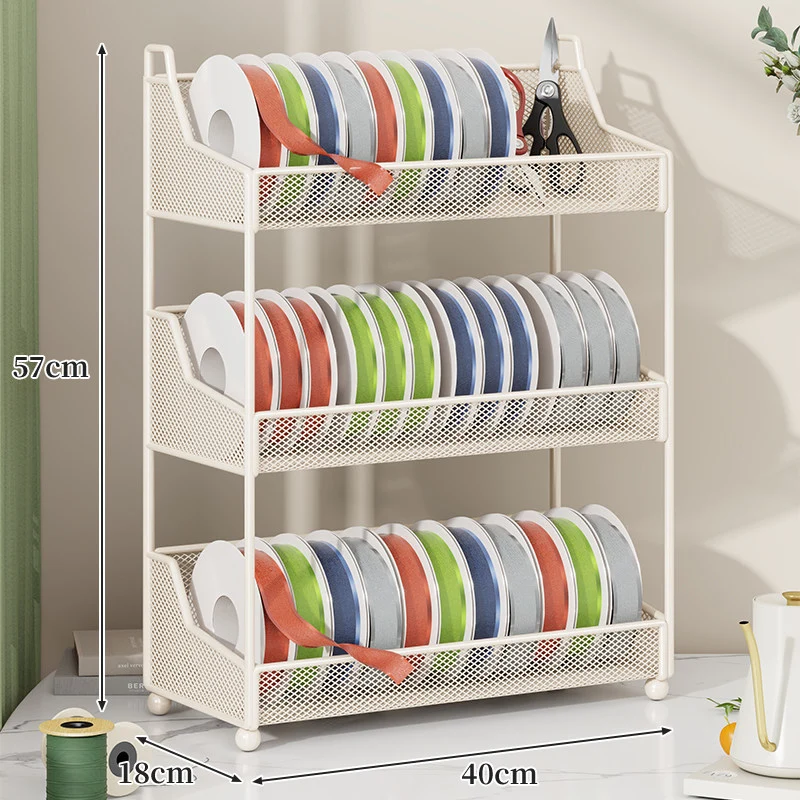 Bandrolle und Bastelbedarf Netz Organizer Regal