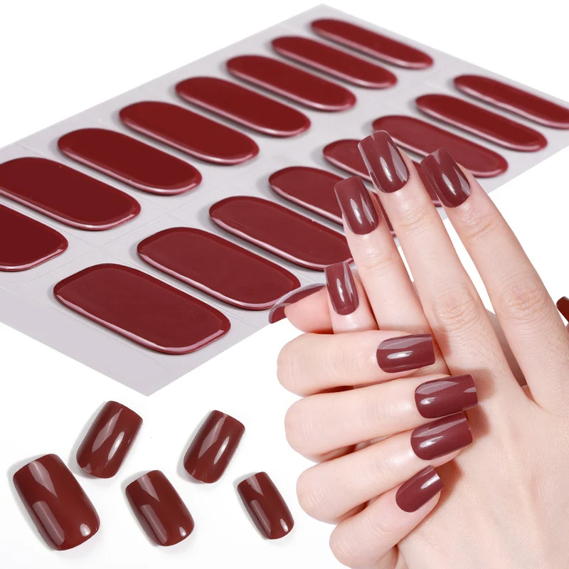 Glänzende Gel-Nagelüberzüge
