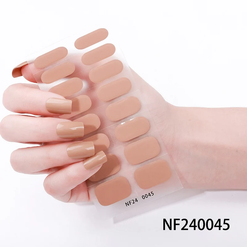 Glänzende Finish Gel-Nagel-Wickel